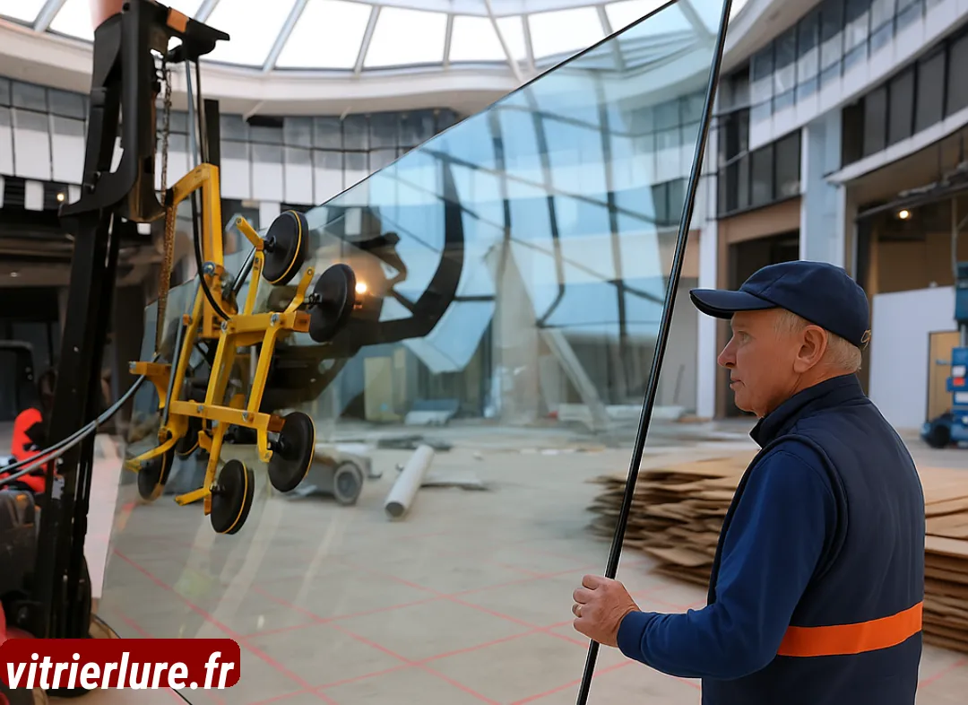 Remplacement de vitrine magasin Lure